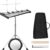 Giantex 32-Note Professional Glockensiel Bell Kit – 2.5 Octave Percussion Xylophone with Adjustable Stand, 8-Inch Practice Pad, Music Stand, Mallets, Sticks, and Portable Bag