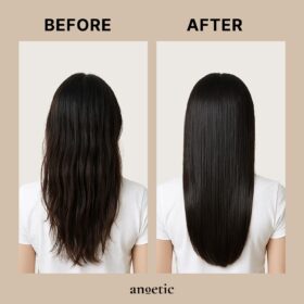 ANOETIC Silk Hair Perfume Serum | Korean Hair Treatment for Frizz Control, Split Ends, and Shine (Lightweight Oil for All Hair Types)
