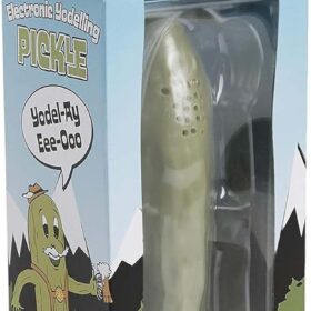 Archie McPhee Yodeling Pickle – The Ultimate Musical Prank Toy & Novelty Gag Gift for All Ages (Batteries Included)