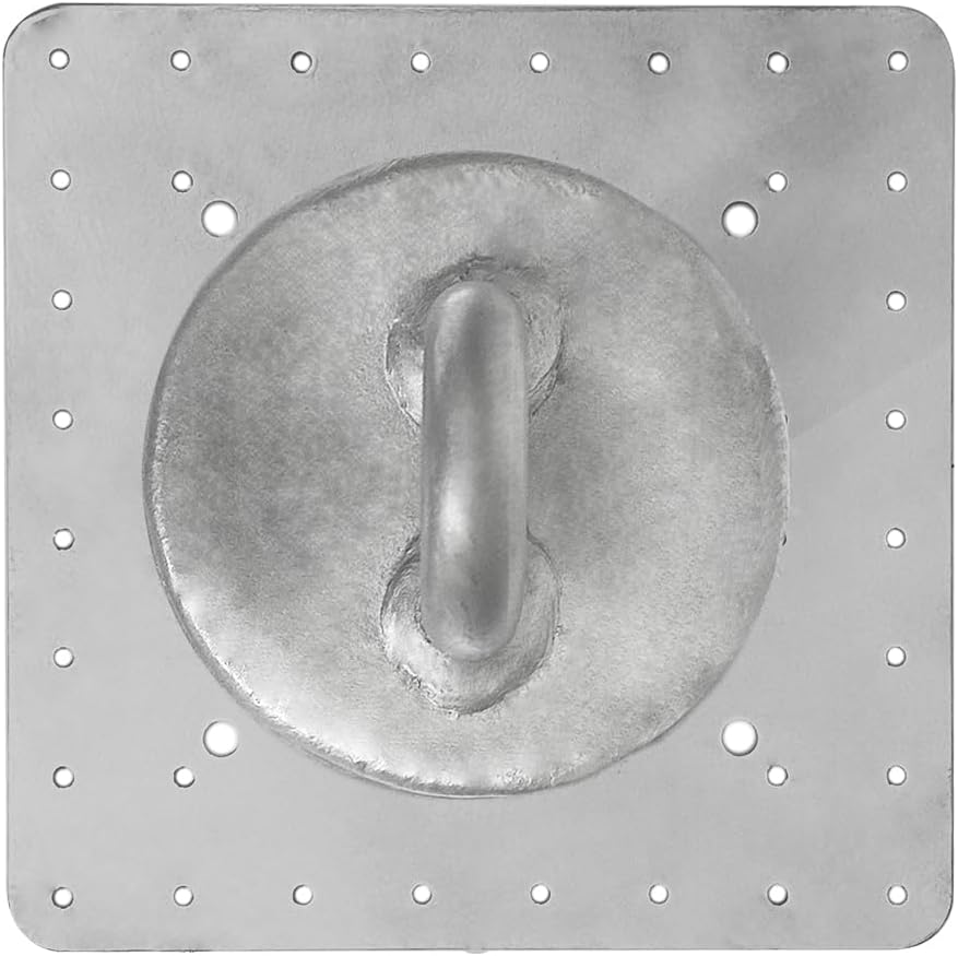 Frontline Fall Protection RO18 Commercial Roof Anchor - 18 inch OSHA & ANSI Compliant Galvanized Steel Anchor Point for Metal, Wood & Concrete Roofs