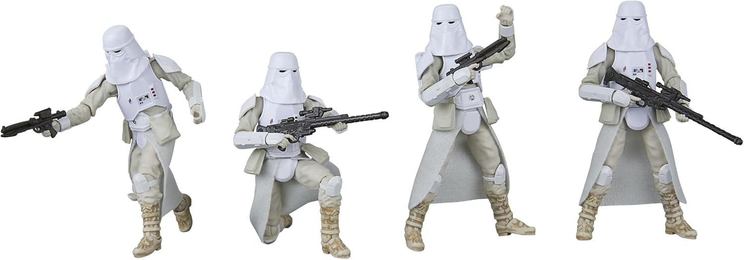 Star Wars The Vintage Collection Snowtrooper 4-Pack - 3.75-Inch Scale Empire Strikes Back Action Figures