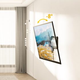 Mounting Dream MD2380 Premium Tilt TV Wall Mount - Full Motion Bracket for 37-75 Inch TVs, Fits 16/24 inch Studs, Max VESA 600x400mm, Supports 132lbs, Low Profile Design with Easy Installation