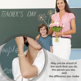Teacher Gifts for Women - Inspirational Stretch Bracelet & Quote Card Set – Appreciation Thank You Present for Educators, Mentors & Tutors