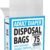 IMPRESA Adult Diaper Disposal Bags – Extra Thick, Leak & Odor Proof – 75 Count Large Scented Waste Bags for Incontinence, Ostomy & Home Care