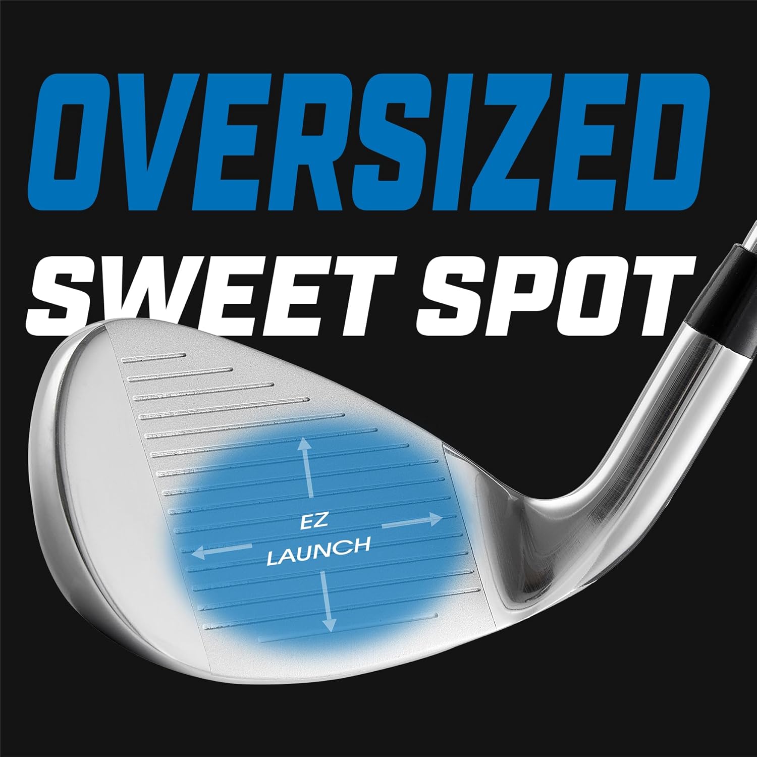 IZZO Golf EZ2 14-Piece Complete Men's Right Handed Golf Club Set with Stand Bag & Putter