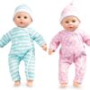 Melissa & Doug Mine to Love Twins Luke & Lucy – 15-inch Light Skin-Tone Boy & Girl Baby Dolls with Pacifiers & Outfits – Perfect First Dolls for Toddlers 18 Months+