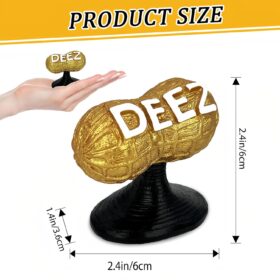 Funny Desk Statue – Hilarious 'Deez' Meme Gift, White Elephant & Gag Gift for Friends, Coworkers, and Office Decor