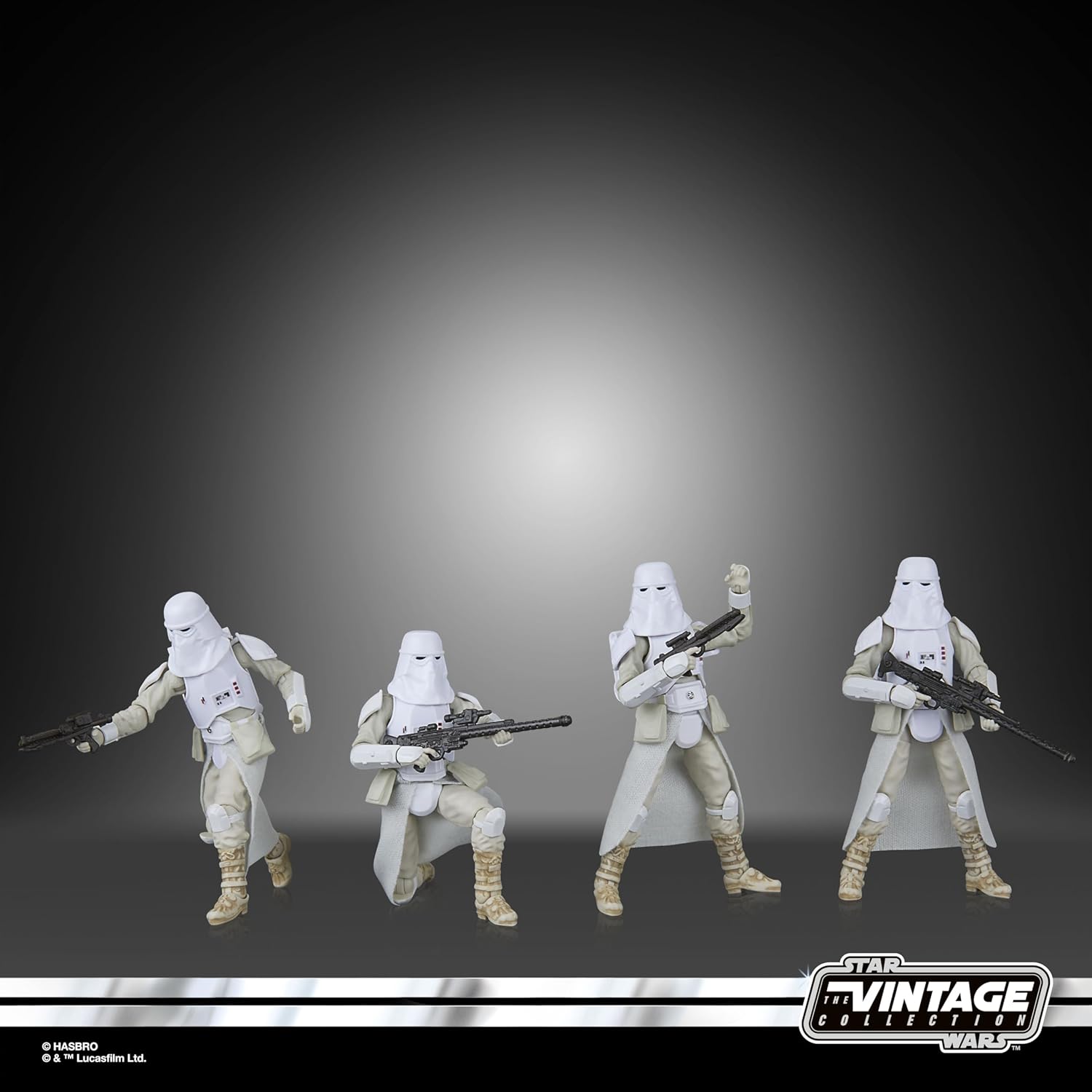 Star Wars The Vintage Collection Snowtrooper 4-Pack - 3.75-Inch Scale Empire Strikes Back Action Figures
