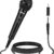 Shinco Dynamic Handheld Microphone with 13ft Cable & On/Off Switch - Vocal Karaoke Mic for PA Speakers, Amplifiers, & Stage Performance (1/4'' Inch Jack)