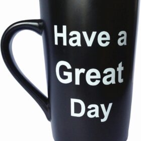 15oz Funny Ceramic Coffee Mug – Unique Novelty Gag Gift for Christmas, Birthdays, Coworkers, and Friends – Dishwasher & Microwave Safe Black Cup