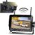 Solar Wireless Backup Camera 7&rdquo; HD 1080P Monitor with Magnetic Base & DVR for RVs Trucks & Trailers