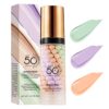 Color Correcting Face Primer with SPF 50 – 3-in-1 Sunscreen, Moisturizer, & Tone-Evening Makeup Base for Flawless Radiance