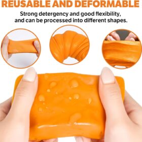 4-Pack Auto Detailing Clay Bar Kit - 100g Premium Grade Magic Clay Decontamination Treatment for Paint, Glass, and Wheels - Removes Fallout, Tree Sap, and Industrial Overspray - Scratch-Free Car Care