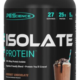 PEScience Select Whey Protein Isolate Powder - 100% Whey Isolate, Low Carb, Lactose Free, 25g Protein, Gourmet Chocolate (27 Servings)
