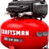 CRAFTSMAN 6 Gallon Pancake Air Compressor, 1.0 HP Oil-Free Portable Electric, 150 PSI Max (CMXECXA02106410)
