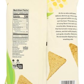 365 by Whole Foods Market Organic White Corn Tortilla Chips, 12 Ounce Bag