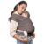 Boba Baby Wrap Carrier – Original Ergonomic Sling for Newborns, Hip-Healthy, Soft 4-Way Stretch Cotton, Hands-Free Bonding (Grey, 7–35 lbs)