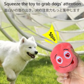 SCHITEC 8-Pack Squeaky Dog Toys – Soft Plush Balls with Squeakers, Interactive Fetch & Chew Balls for Puppies, Small & Medium Dogs – Durable, Washable, Indoor Safe Pet Play Set