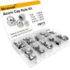 70-Piece 304 Stainless Steel Acorn Nut Assortment Kit – 8-32, 10-24, 1/4-20, 5/16-18 Dome Cap Nuts for Automotive, Marine & Home Repair