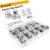 70-Piece 304 Stainless Steel Acorn Nut Assortment Kit – 8-32, 10-24, 1/4-20, 5/16-18 Dome Cap Nuts for Automotive, Marine & Home Repair