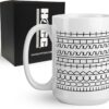 HOGG 15oz 'F*** This Shit' Ceramic Coffee Mug – Hidden Message Funny Office Gift & White Elephant Gag Cup for Coworkers