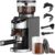 Gevi Electric Burr Coffee Grinder with 35 Precision Settings, Anti-Static Conical Burr Mill for Espresso, Drip & French Press, Includes Portafilter Holder, 240g Capacity, Matte Black
