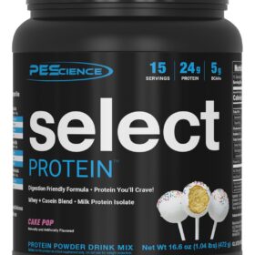 PEScience Select Protein Powder - Premium Whey & Casein Blend for Muscle Recovery - Low Carb, Keto Friendly, Gluten Free - Cake Pop Flavor - 15 Servings