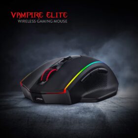 Redragon M686 Wireless Gaming Mouse – High Precision 16000 DPI, RGB Backlit, Ergonomic 2.4G Bluetooth Rechargeable Mouse with Macro Support for PC, Laptop & Mac