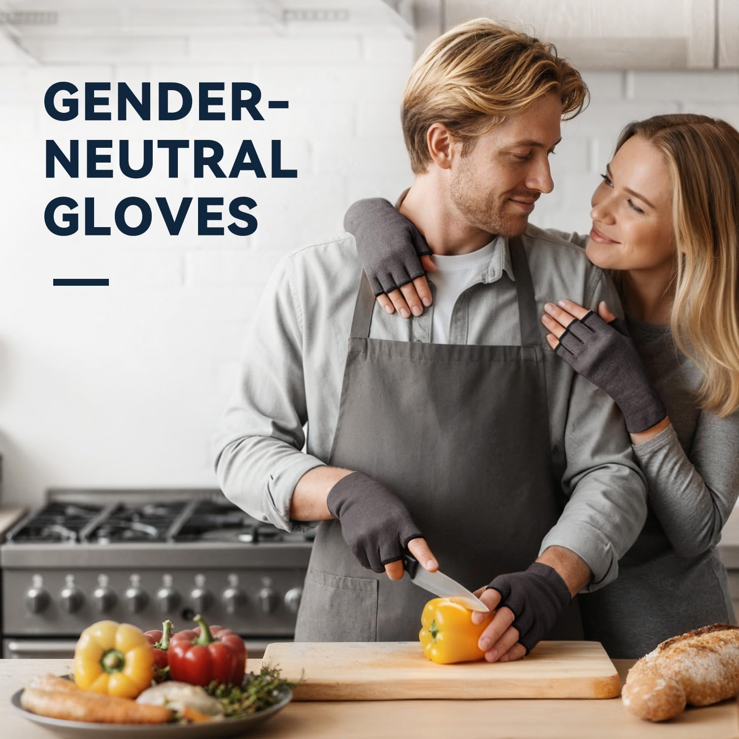 Duerer Arthritis Compression Gloves – Relief for Carpal Tunnel, Rheumatoid Arthritis & Tendonitis – Open Finger Design for Men & Women