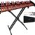 VEVOR 37-Key Professional Glockenspiel Xylophone – Percussion Instrument with Adjustable Stand, Mallets, and Gig Bag