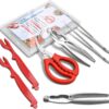 2026 Upgraded 8-Piece Seafood Tool Set – Premium Zinc Alloy Crab Crackers, Stainless Steel Scissors & Lobster Shellers with Storage Case