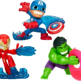 Marvel Avengers Mighty-Verse Series 1 Multipack: 2.5-Inch Captain America, Iron Man & Hulk Action Figures (Amazon Exclusive)