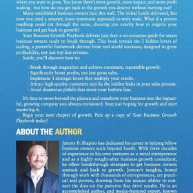 Your Business Growth Playbook: Breakthrough Strategies to Scale Revenue & Profitability for Established Entrepreneurs