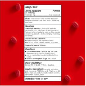 Luden's Wild Cherry Throat Drops | Soothing Pectin Relief for Sore Throats & Dry Mouth (30 Count)