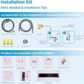 Midea 18 Inch Built-in Dishwasher - Stainless Steel Tub, 8 Place Settings, 6 Wash Cycles with Heated Dry & Sanitize - Energy Star Certified (MDF18A1AST)