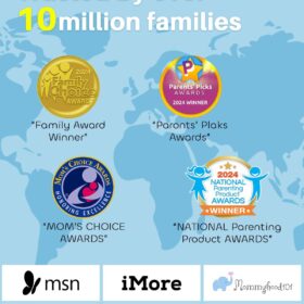 HelloBaby 6" IPS Baby Monitor with 30hr Battery - No WiFi 2.4GHz FHSS Video Baby Camera, 355&deg; Pan/Tilt, Night Vision, 2-Way Talk, Split Screen