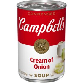 Campbell's Condensed Cream of Onion Soup, 10.5 oz Can - Savory Pantry Staple for Cooking & Recipes