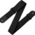 Levy's Leathers M8POLY-BLK 2-Inch Polypropylene Guitar Strap with Genuine Leather Ends & Tri-Glide Adjustment (Black)
