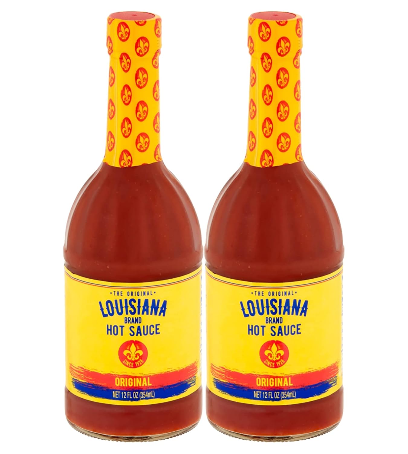 Louisiana Brand The Original Hot Sauce (12 oz Bottles, Pack of 2) | Aged Peppers & Vinegar