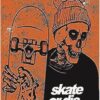 Skate Or Die Vintage Metal Tin Sign - Retro Skateboard Wall Art Decor with Skeleton Design (8 x 12 Inch)