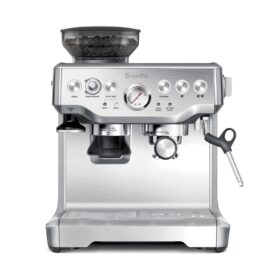 Breville Barista Express Espresso Machine, BES870XL – Brushed Stainless Steel Semi-Automatic Coffee Maker with Built-In Conical Burr Grinder
