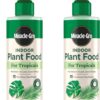 Miracle-Gro Tropical Houseplant Food (2-Pack) - 16 oz. Total Liquid Fertilizer for Monstera, Pothos, Palm & Fiddle Leaf Fig - Instant Feeding for Lush Indoor Foliage