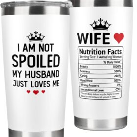 Valentine's Day Gifts for Her - 20oz Insulated Travel Tumbler - Romantic Wife, Mom & Women's Birthday, Anniversary & Christmas Present