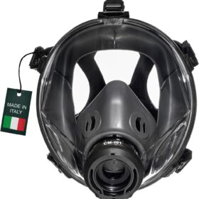 MIRA Safety CM-I01 Full-Face Respirator – Industrial Grade Gas Mask with 40mm NATO Filter Port & Advanced Low-Resistance Valve
