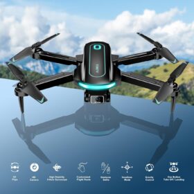 1080P HD Camera Drone with FPV - Foldable Quadcopter for Adults & Kids with 2 Batteries, Carrying Case, Auto Hover, and Gravity Control