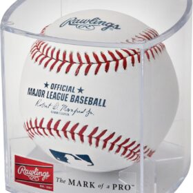 Rawlings Official 2026 Major League Baseball - ROMLB-R with UV-Protected Display Cube | Authentic Game Ball | Perfect for Autographs & Collectors
