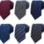 Adulove Men's 6-Pack Classic Silk Jacquard Neckties – Premium Woven Formal & Casual Wedding Ties for Gentleman
