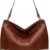 Montana West Ladies' Hobo Shoulder Handbag with Secure Zipper Back Pocket