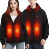 Heated Hoodie with 6 Heating Zones & 12000mAh Battery Pack - Unisex Portable Electric Sweatshirt for Outdoor Sports, Hunting, & Winter Commute