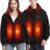 Heated Hoodie with 6 Heating Zones & 12000mAh Battery Pack - Unisex Portable Electric Sweatshirt for Outdoor Sports, Hunting, & Winter Commute